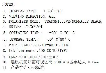 Ips 1,28 дюймов 12PIN SPI TFT lcd сварочный цветной круглый экран GC9A01 Drive IC 240(RGB)* 240