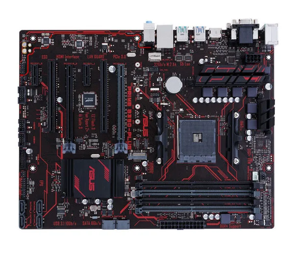 ASUS PRIME B350 PLUS AM4 AMD desktop motherboard BIOS upgraded, support for R7 3700X used original|Motherboards| - AliExpress