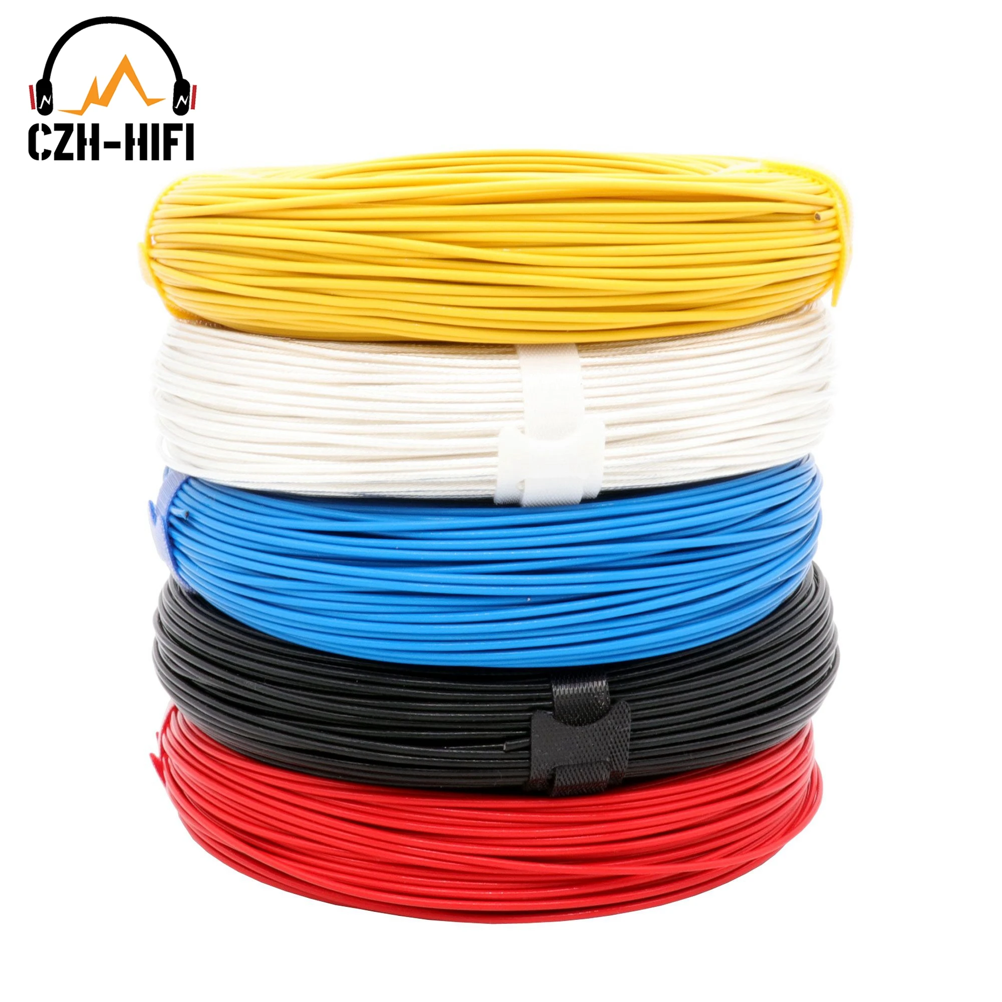 Marke Neue 1,00 mm2 Hohe Reinheit OCC PTFE Draht Kabel Linie für Audio Verstärker Lautsprecher Kopfhörer Kabel Upgrade DIY AWG17 19 stränge – Detail 2