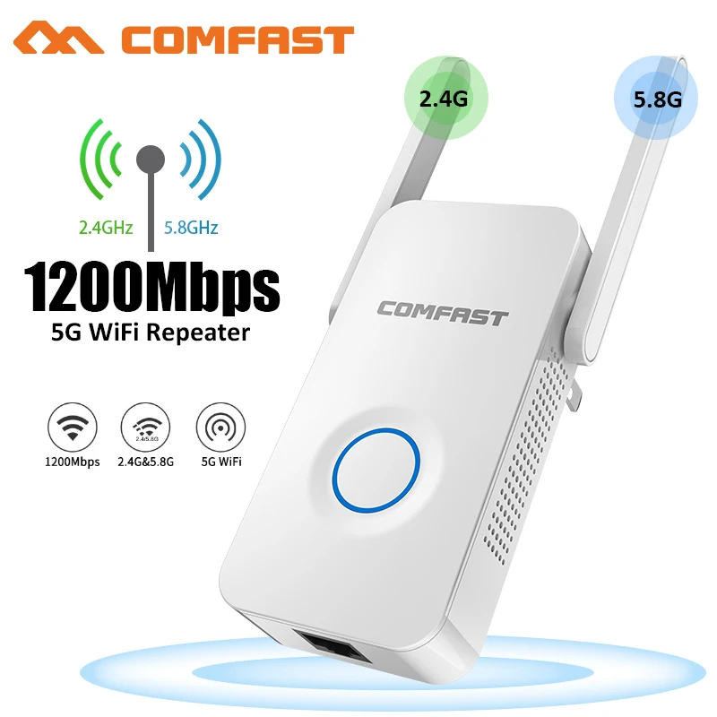 Comfast домашний Wi Fi ретранслятор высокоскоростной 1200 беспроводной расширитель
