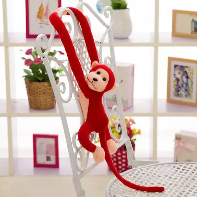 Cute Baby Kids Toddler Soft Plush Toys Long Arm Monkey Stuffed Animal Doll 5