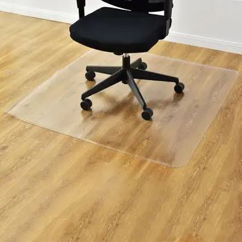 

PVC Rectangle Both sides Matte Floor Protection Mat Chair Mat Transparent PVC Floor Protection Mat Bathroom table Non-slip mat