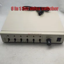 6 в 1 из композитный BNC видео коммутатор для CCTV системы безопасности