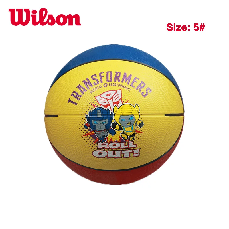 Уилсон для баскетбола, высокое качество мяч Размеры 5/3 резиновая Крытый для детей и подростков, для матча, тренировок, надувной для баскетбола baloncesto - Цвет: GTF009R size 5