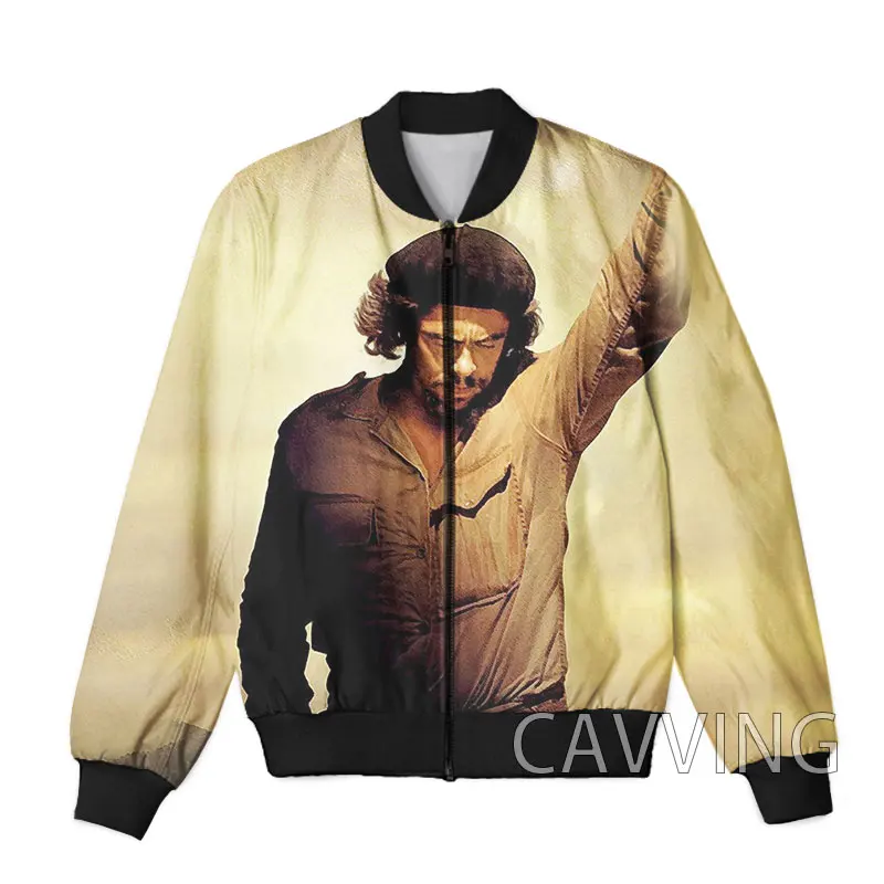 CAVVING 3D Printed Che Guevara Zipper Bomber Jackets Men Overcoat Mens Coat Zip Up Jackets for