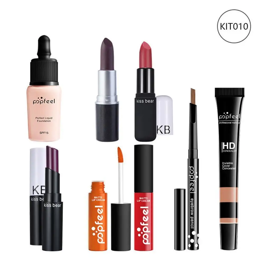Popfeel 24 pieces / full set in a female beginner student novice light makeup gift box cosmetic combination | Красота и здоровье