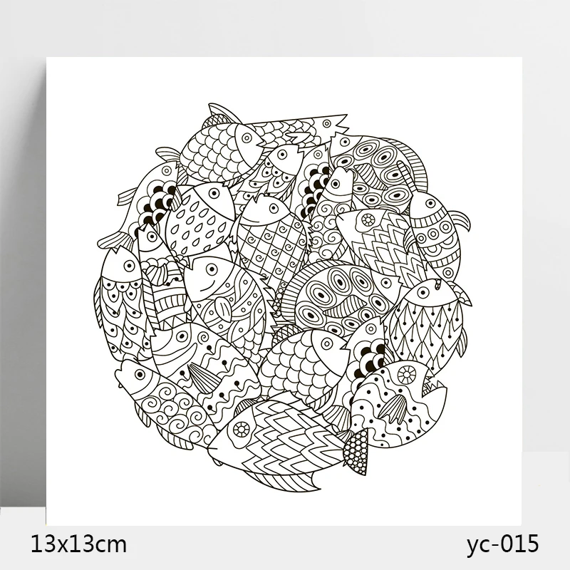 

AZSG fish Clear Stamps/Stamp/For Scrapooking/Card Making/Silicone Stamps/Decoration Crafts