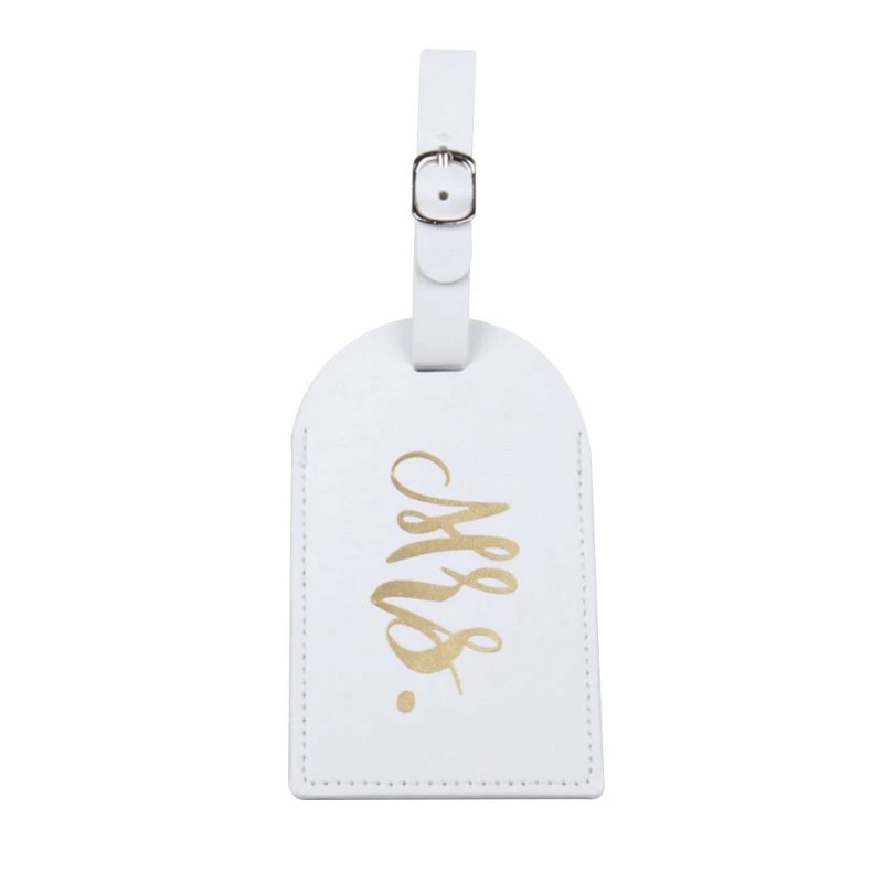 Etiquetas de equipaje viaje a la moda, accesorio para Mrs, regalo de boda, maleta identificador bonito, 066F|Accesorios de viaje| -