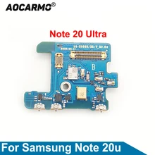 Aocarmo moduł mikrofonu górnego Element redukcja szumów Mic płytka drukowana do Samsung Galaxy Note 20 Ultra 20u