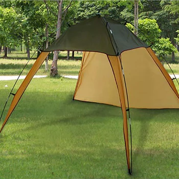 

Large Outdoor Camping Windshield Tent Family Picnic Beach Tent Big 3-4 Person Sun Shelter Portable Awning Canopy