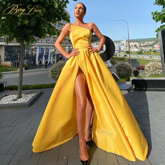 Elegant Strapless Evening Dresses A 