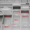 AideTek surface mount Electronics Storage Cases & Organizers plastics compartment tinyassortmt box resistor capacitor BOXALL48 3