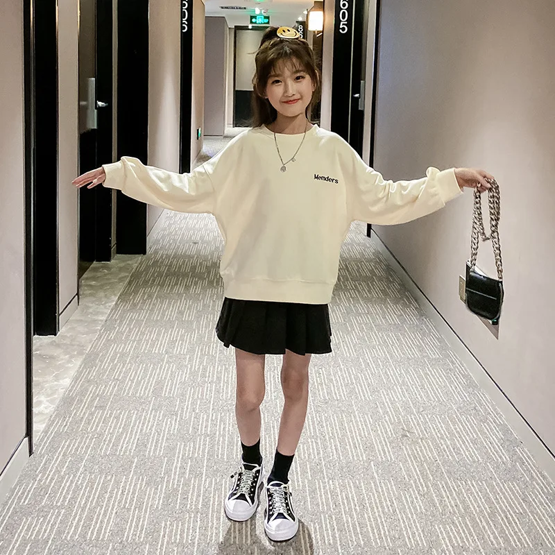 New 2020 Spring Girls Sweatshirt Kids Letter Printing for Baby Brief Fashion #8327 | Детская одежда и обувь