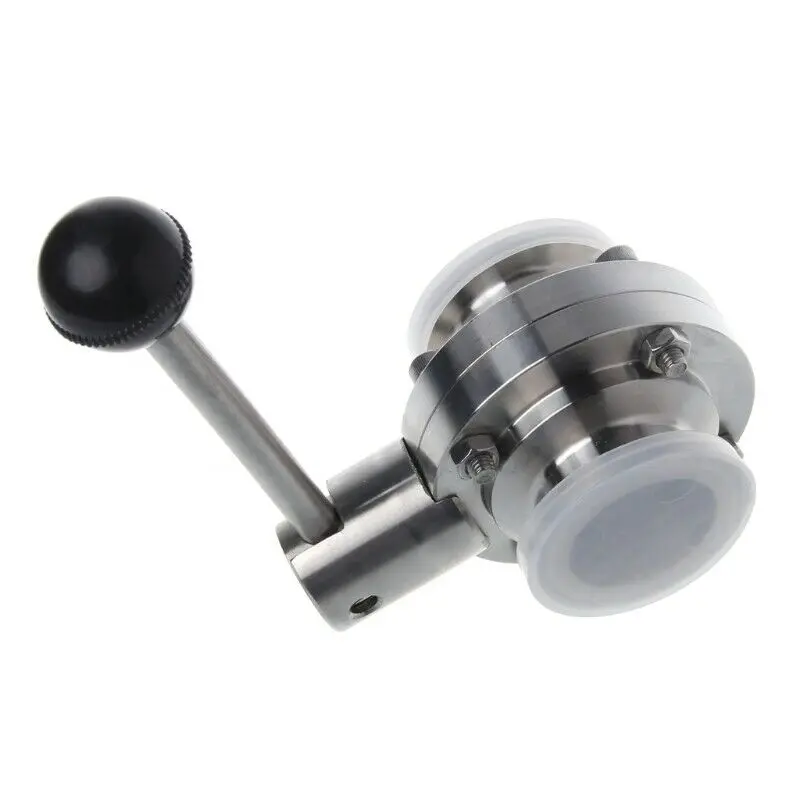

Butterfly Valve 1-1/2" 38mm SS304 Stainless Steel Sanitary 1.5" Tri Clamps Butterfly Valve Applied To The Pharmaceutical