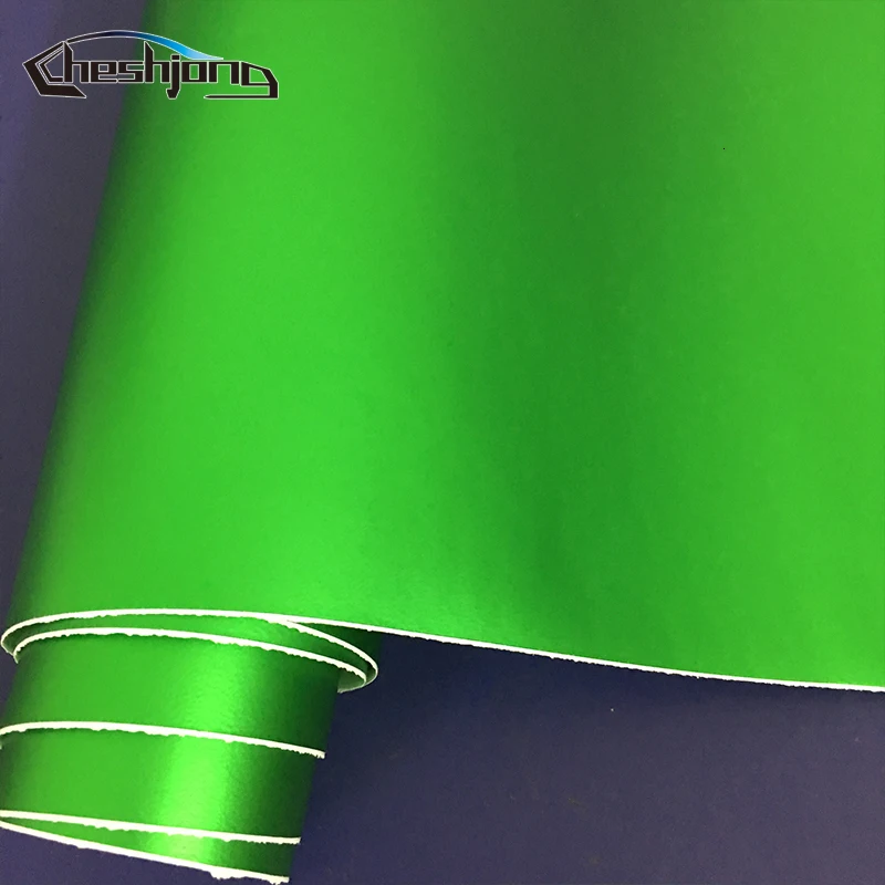 Apple-Green-Matte-chrome-Vinyl-Film-car-sticker-10