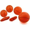 6pcs Basketball With Pump Small Mini Children Inflatable Basketballs Convenient Fun Indoor Sports Parent-child Games 4