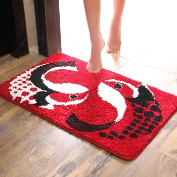 

Microfiber Bath Mat Non Slip 40x60cm Bathroom Doormat Soft and Absorption Room Floor Rugs and Carpets Machine Wash