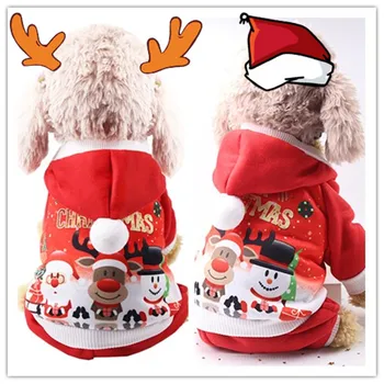

2021 New year Christmas Decorations For Home Christmas Pet cute clothes for cats and dogs christmas ornaments navidad 2020