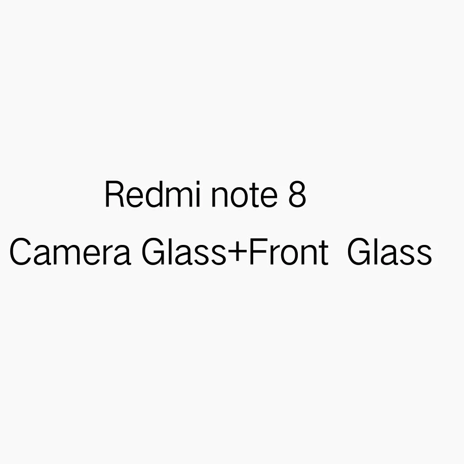 For Redmi note 8 2-в-1 Камера Стекло для Redmi Note 7 8 5 K20 pro закаленное Стекло Экран Защитная пленка для Xiaomi Redmi 6 7 Note 8 7 Pro Стекло пленка - Цвет: For Redmi note 8