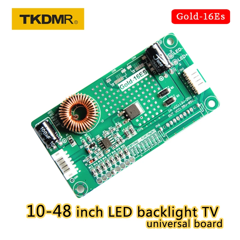 

TKDMR Universal 10-42 inch LED TV Driver Board LCD TV Backlight Constant Current Board Booster Plate Gold-16E