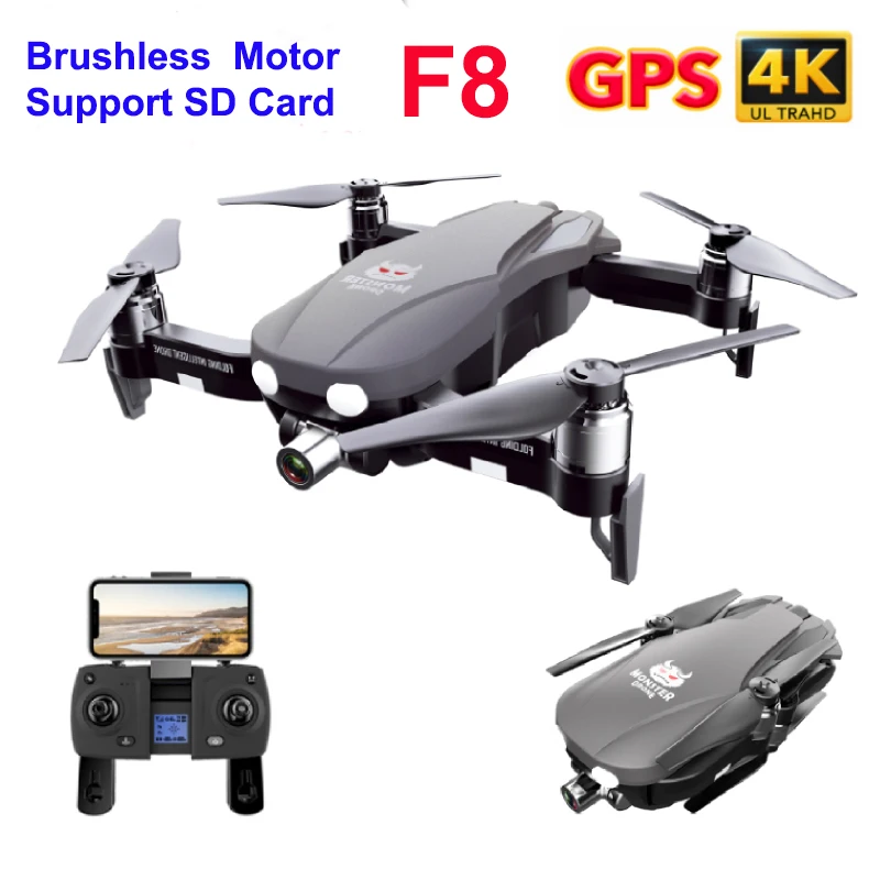 F8 gps складной бесщеточный мотор 5G WI-FI FPV RC Дрон Квадрокоптер Радиоуправляемый квадрокоптер с 1080 4K 2 карданный стабилизатор для Камера RTF игрушка VS из мультфильма «Холодное сердце» K1