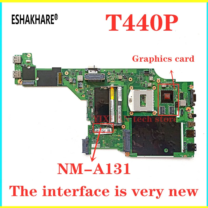 Eshakhare 00HM981 NM-A131 основная плата для lenovo thinkpad T440p Материнская плата ноутбука HM87 DDR3L GT730M видеокарта протестирована