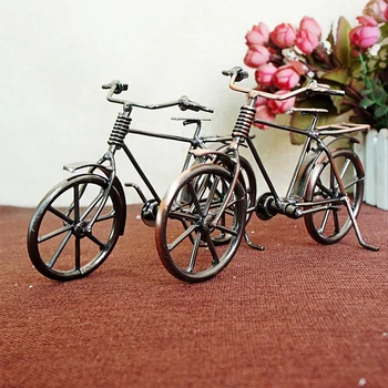 

Home Decoration Metal Bike Ornament Metai Bike Model Children Gift Baby Toys Desktop Decoration Retro Photography Prop Miniature