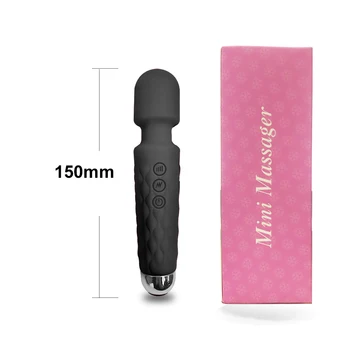 20 Speed Mini Powerful Vibrator for Women G Spot AV Magic Wand Clitoris Stimulator Dildo Vibrating Sex Toys for Adult Couples 6