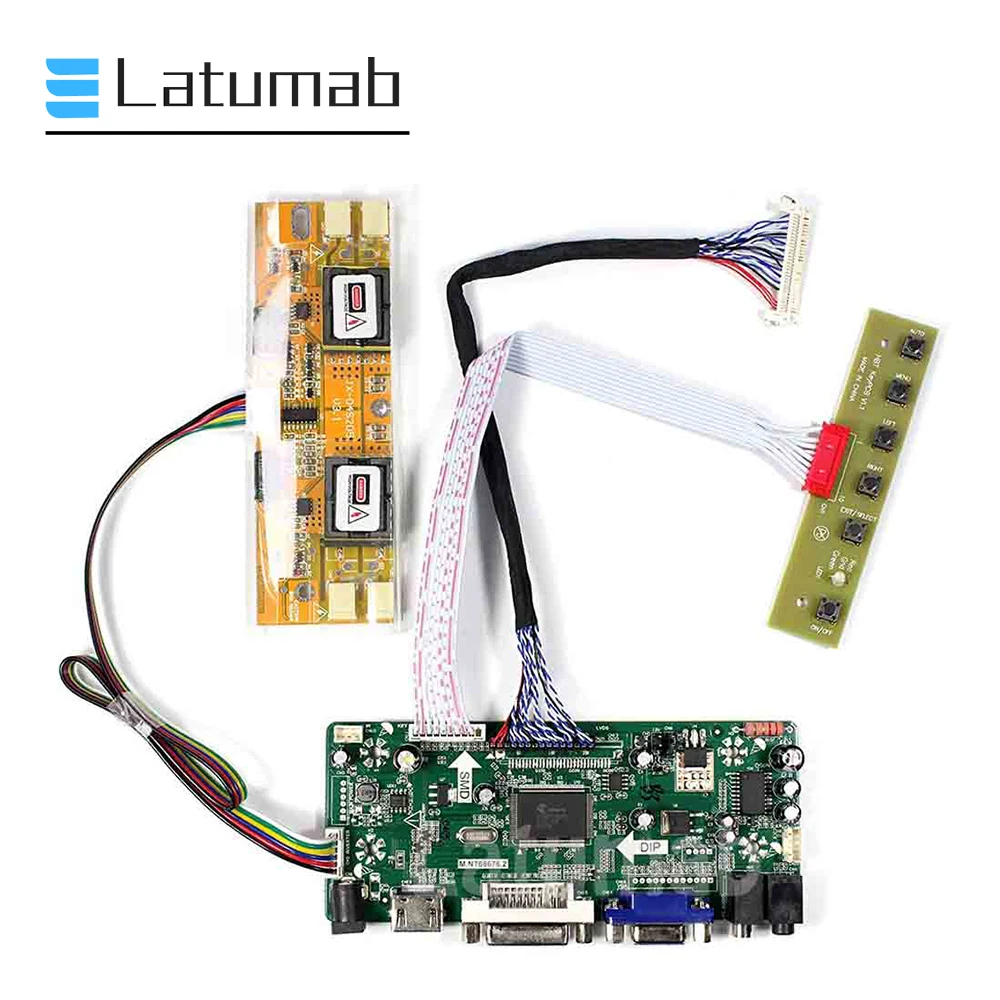 Плата контроллера Latumab для QD17EL07 Rev.09 Rev.11 Rev.12 17 "ЖК-дисплей 1280 × 1024 матрица DVI + VGA