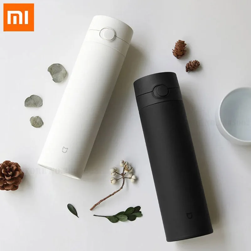 Термос-кружка Xiaomi 480 мл из нержавеющей стали 316L, термос, кофейные чашки с вакуумной изоляцией, портативная бутылка для воды для чая, кофейная чашка