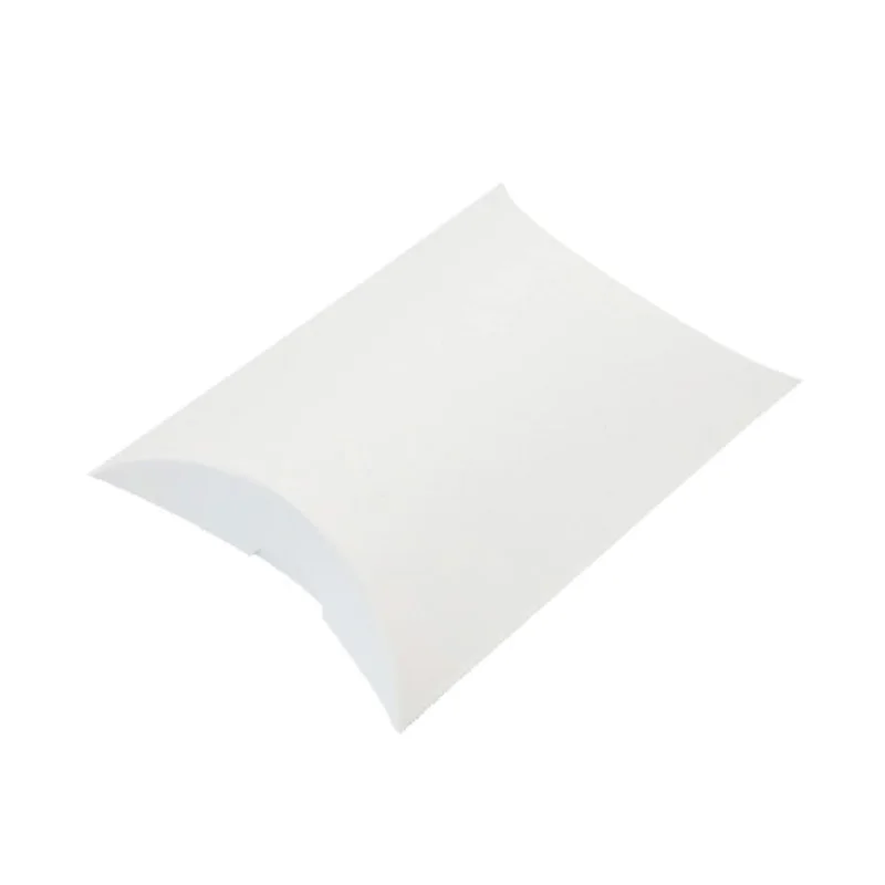 thumbnail image 1 of Caja de regalo con forma de almohada, 10/40/100 unidades, para regalo, para bodas, fiestas, papel Kraft, suministros navideños, 1 of 5