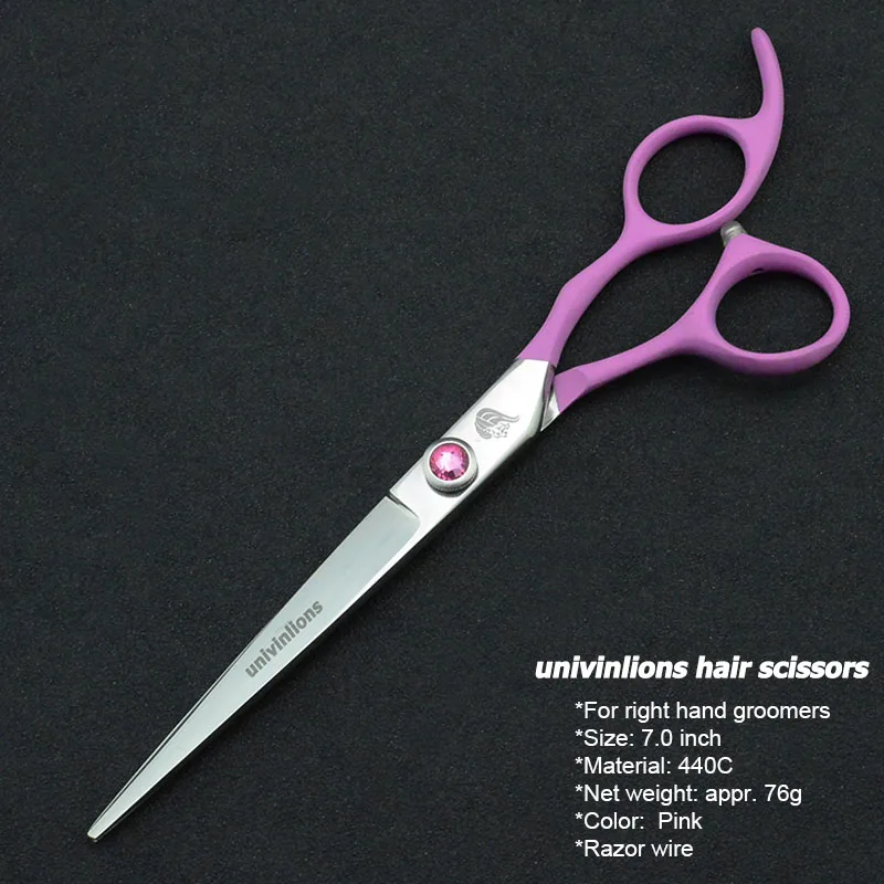 7" Pet Dogs Gromming Scissors Cutting Shears Micro Serrated Blade