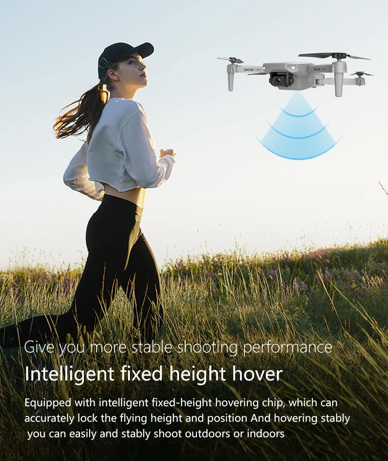 E88 Foldable 4K Mini Drone With RC Quadrocopter With WIFI FPV Wide Angle HD Camera Helicopter Height Keeping Drone Toys Boy Gift