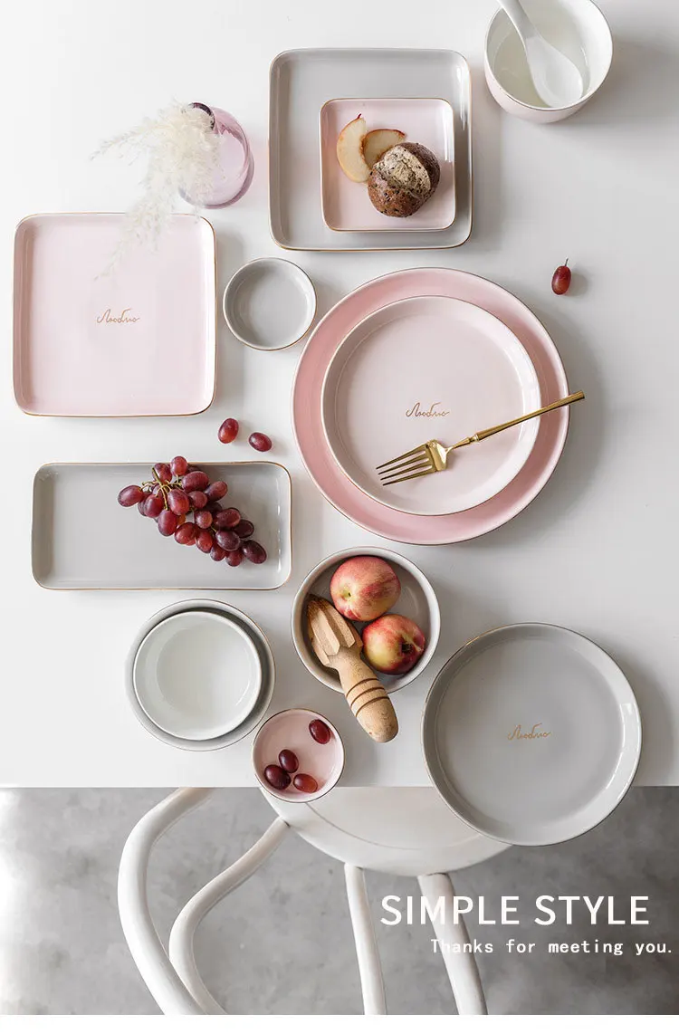 Ceramic-Pink-Gray-tableware-plate_01
