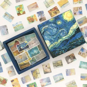 

200 Pcs/pack Creative Impressionist Magic Girl Boy Sticker Bag Diary Decoration Stickers Label Scrapbook DIY School Stationery
