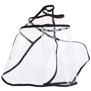 

Portable PVC Transparent Dust Mask Big Hat Anti Dust Anti Droplets Cover Full Face Eyes Mask 1PCS