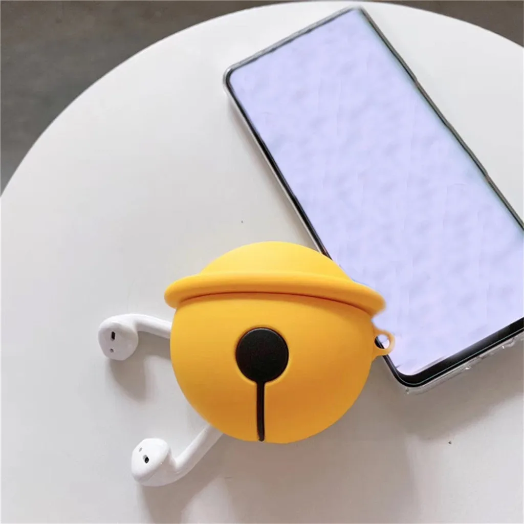Чехол для наушников VOBERRY силиконовый чехол с милым мультяшным рисунком AirPods 2