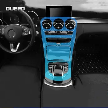 

Car For Mercedes Benz C Class C200 C180L C300L S205 GLC Interior Center Control Film Protective TPU Auto Stickers