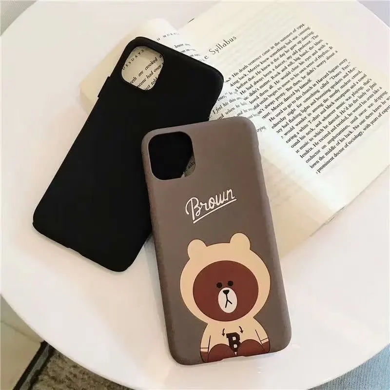 Милый чехол с мультяшным медведем, Кроликом, уткой для iphone 7, 8, 6, 6s PLUS, мягкий силиконовый чехол, задняя крышка для iphone X, XS, MAX, XR, 11 pro, max, Новинка