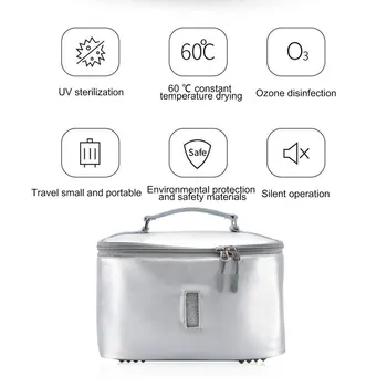 

UV sterilizer Disinfection box UV Cleaner Light Sterilization Bag 26*23*18cm UV Disinfection Storage Bag Insulation Odor Removal