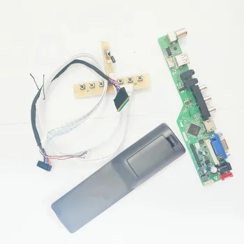 

For B156XW04 V5 laptop LCD screen 40-pin 60Hz LVDS WLED 15.6" 1366*768 HDMI/VGA/AV/Audio/RF/USB TV53 controller driver board kit