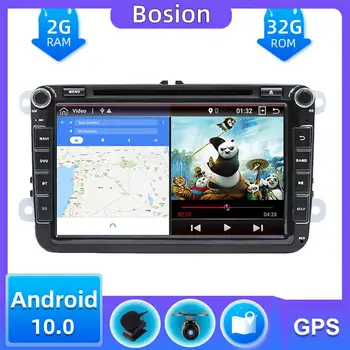 

Two Din Car Multimedia Player Android 10.0 2G RAM Auto Radio For Skoda/Seat/Volkswagen/Passat b7/POLO/GOLF 5 6 DVD GPS PX6