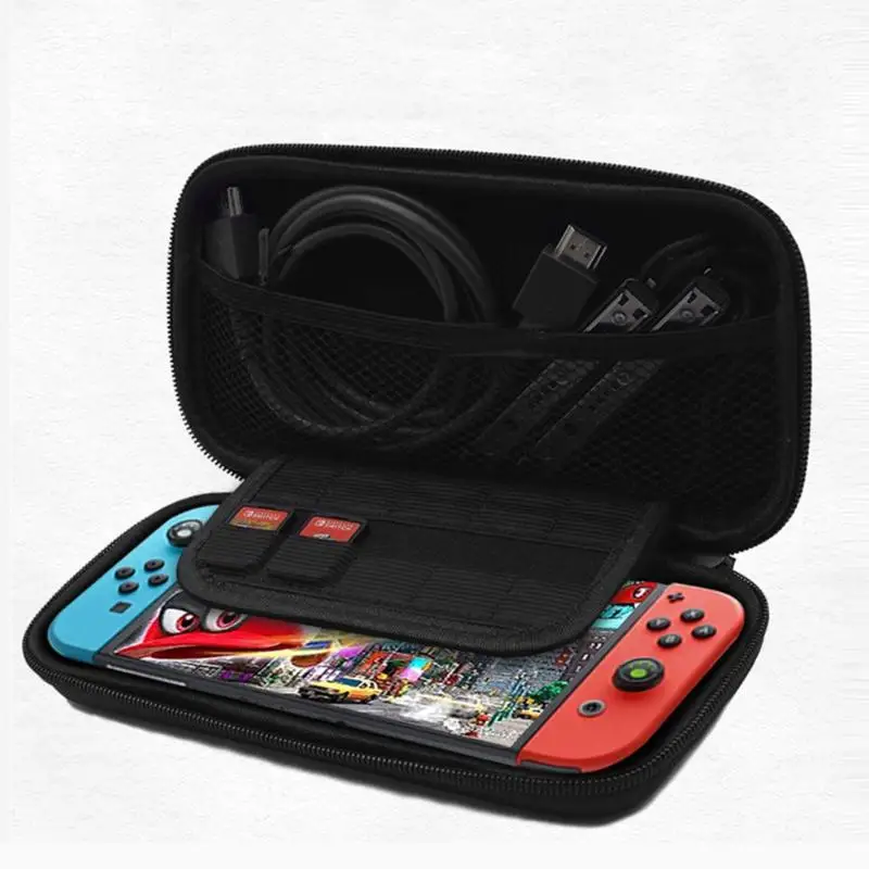 

EVA Hard Shell Carry Case Storage Bag Pouch Box /Protective Case /Charging Cable/Tempered Glass Film Fit for Nintend Switch Lite