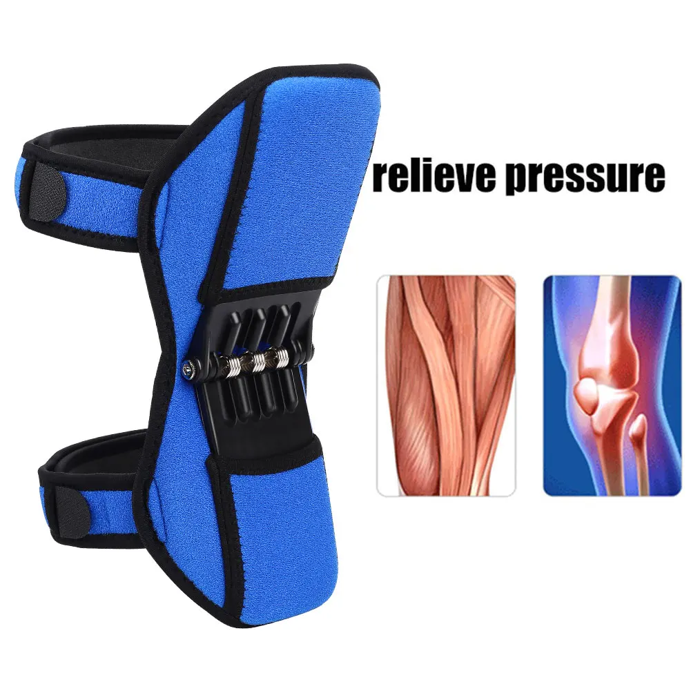 Knee Pad Black Joint Protection Knee Brace Alloy Silicone Padded Knee Sleeve Climb Fitness Booster Keep Warm