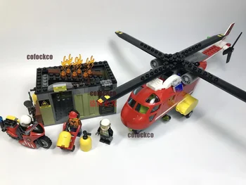 

10829 Compatible Fire City series 60108 274+pcs/set Building Blocks Kids Toys For Children Gift