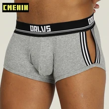 Мужские трусы-боксеры из хлопка, мужское нижнее белье для геев, нижнее белье, трусы-боксеры, дышащие трусы, нижнее белье трусики OR196