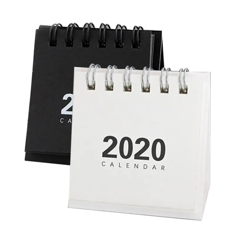 Настольный мини календарь на Новый год 2020 катушке Еженедельный планировщик