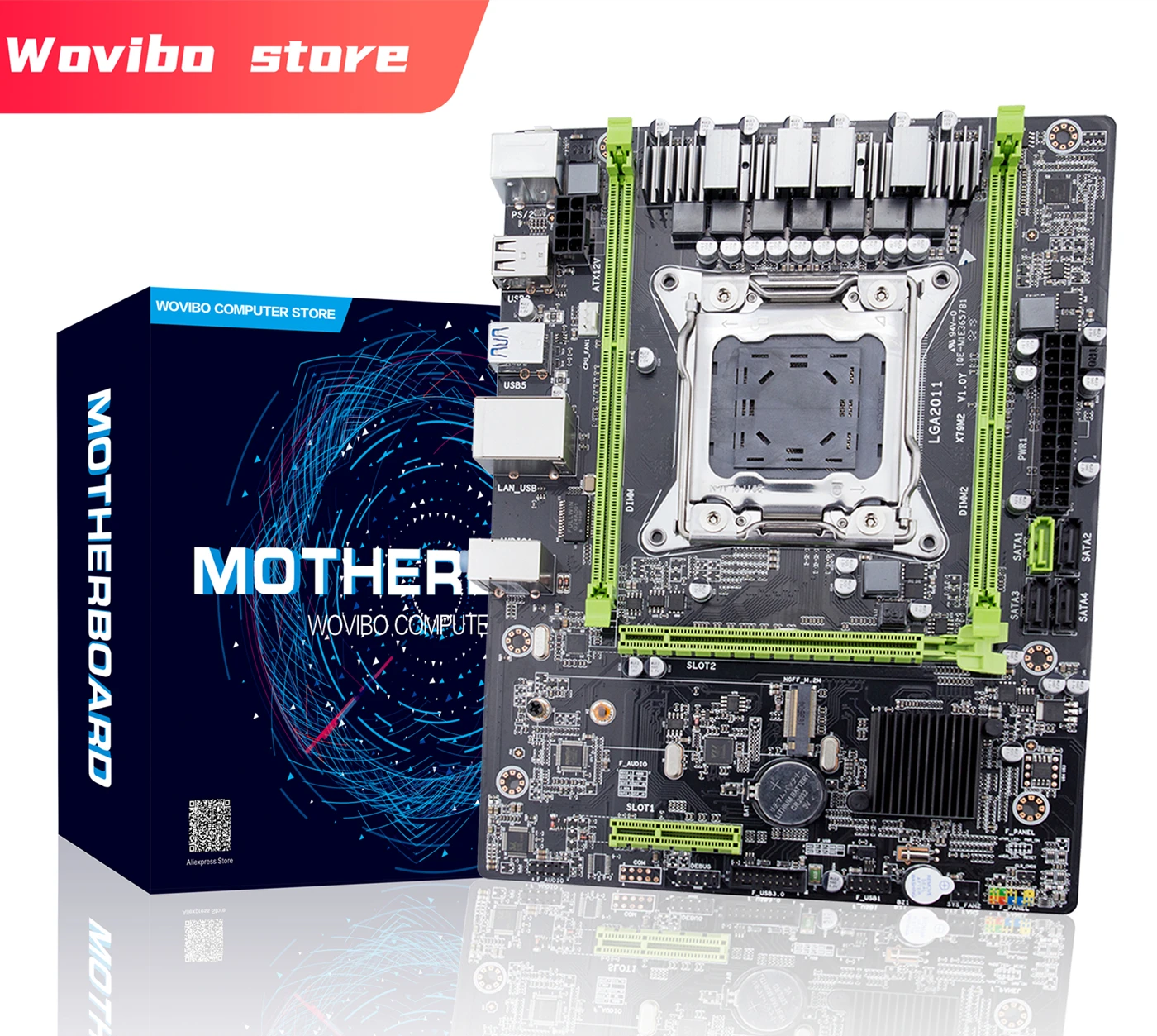Игровая материнская плата X79 LGA 2011 для Intel B75 чип REG ECC с M.2 NVME SSD слот DDR3 ПАМЯТЬ Mianboard