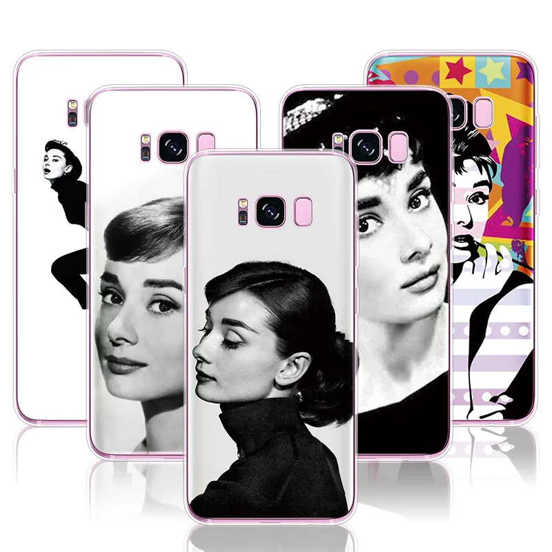 

Fashion Audrey Hepburn Cover Soft Silicone Case For Samsung Galaxy Note 10 Pro 9 8 S10e S10 S9 S8 Plus S7 S6 Edge Plus Cover