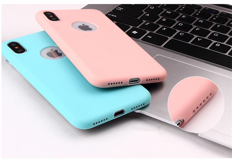 Тонкий мягкий модный чехол карамельного цвета для iPhone 11 pro max X XS XR XS MAX 6 7 8 Plus жидкий силиконовый чехол с защитой от падения